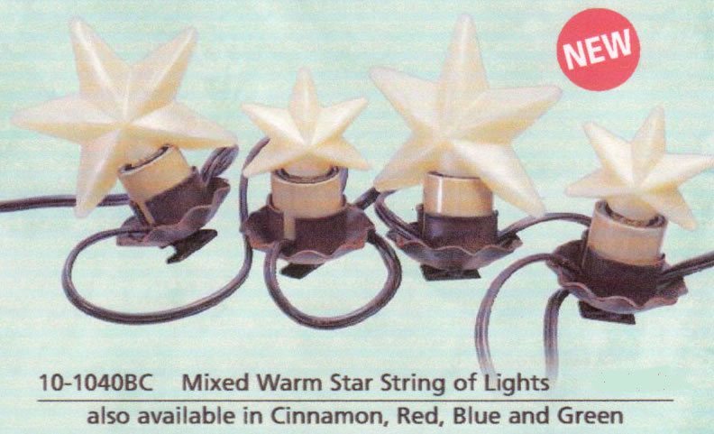 Mixed Star String of Lights
